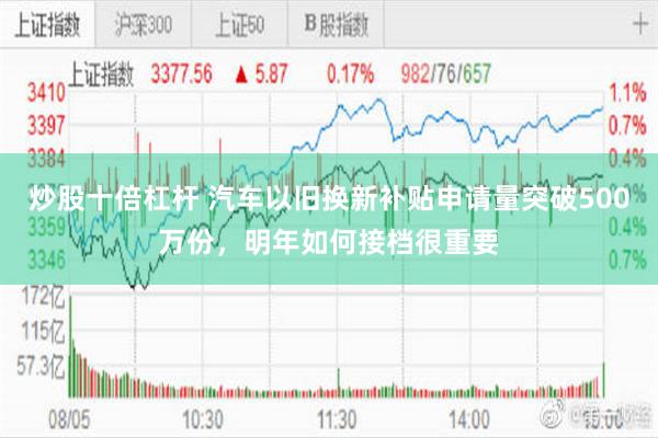 炒股十倍杠杆 汽车以旧换新补贴申请量突破500万份，明年如何接档很重要